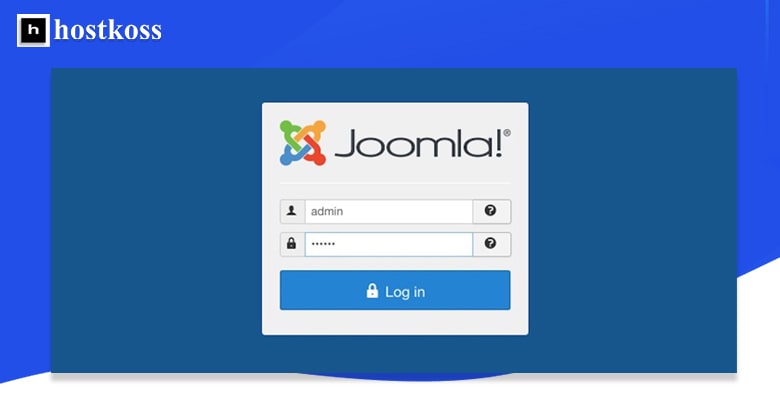 joomla-pagina di login