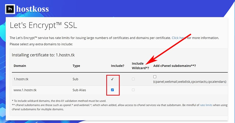 Let's-Encrypt-Include