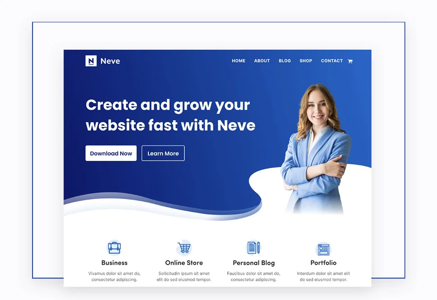 4.neve-free-wordpress-blog-themes